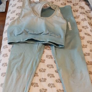 Gymshark Light Blue Activewear Set